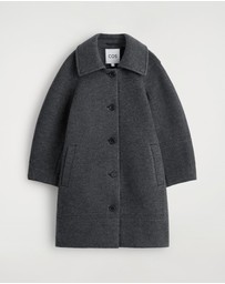 COS - Sculpted Wool-Blend Coat
