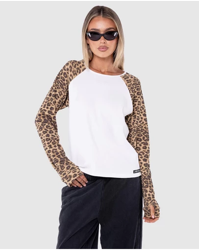JGR & STN - Chase 90's Fit Raglan Longsleeve T-Shirt