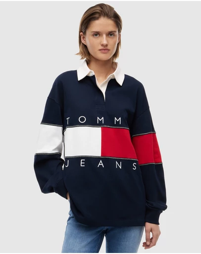 Tommy Jeans - Oversized Flag Rugby