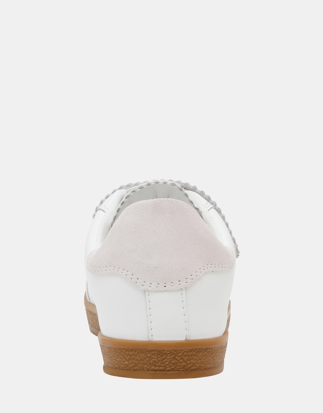 Steve Madden - Daybreak White Leather Sneakers