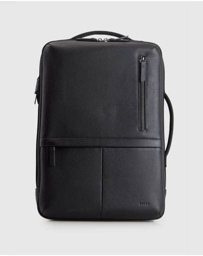 Evity - Theo Nylon/Leather Backpack