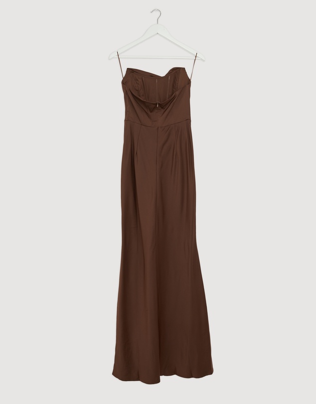 Revibe - Repaired CHANCERY Jada Strapless Corset Maxi Dress - AU 8