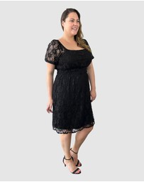 Love Your Wardrobe - Bella Stretch Lace Dress