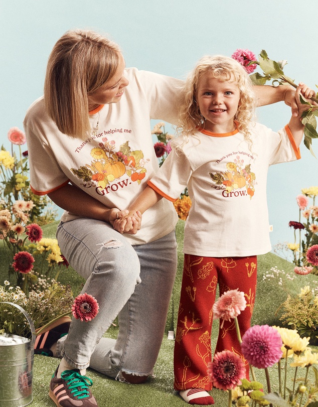 Banabae - Thank you For Helping Me Grow Ringer Tee - Ladies