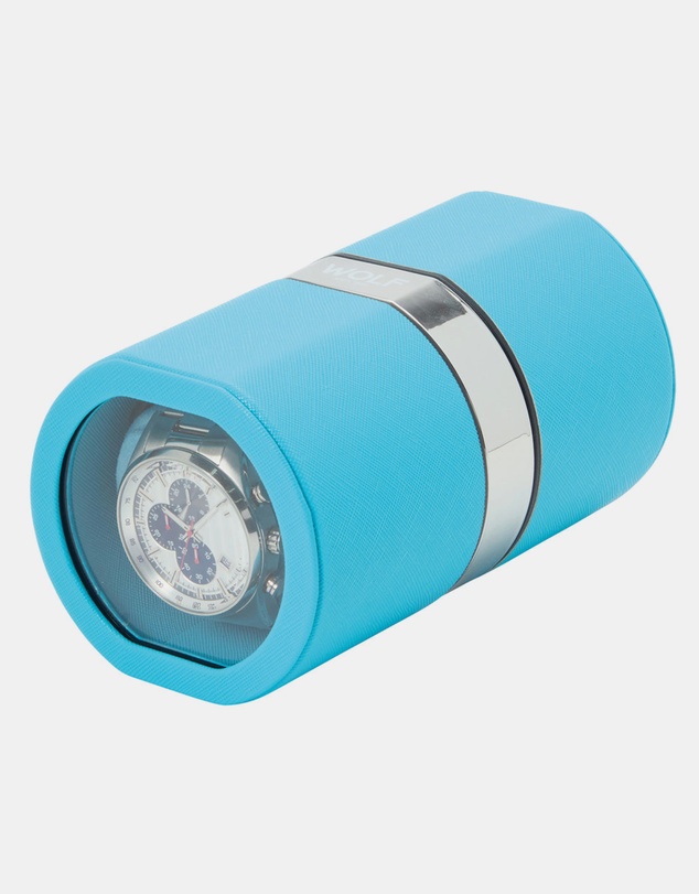 Wolf - Wolf Rocket Travel Watch Winder Blue