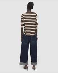 M.N.G - Long-Sleeved Striped T-Shirt