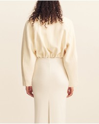 Shona Joy - Crosby Cropped Bomber Jacket
