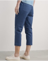 Seasalt - Seasalt Cornwall Navy Albert Quay Slim Fit Crops