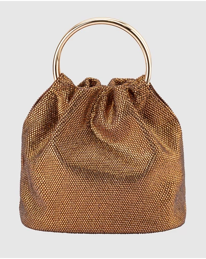 Olga Berg - Mabel Crystal Top Handle