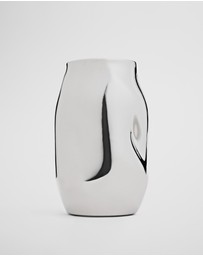 Country Road - Renee Medium Silver Vase