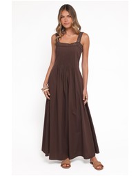 Petal & Pup - Alandra Maxi Dress - Brown