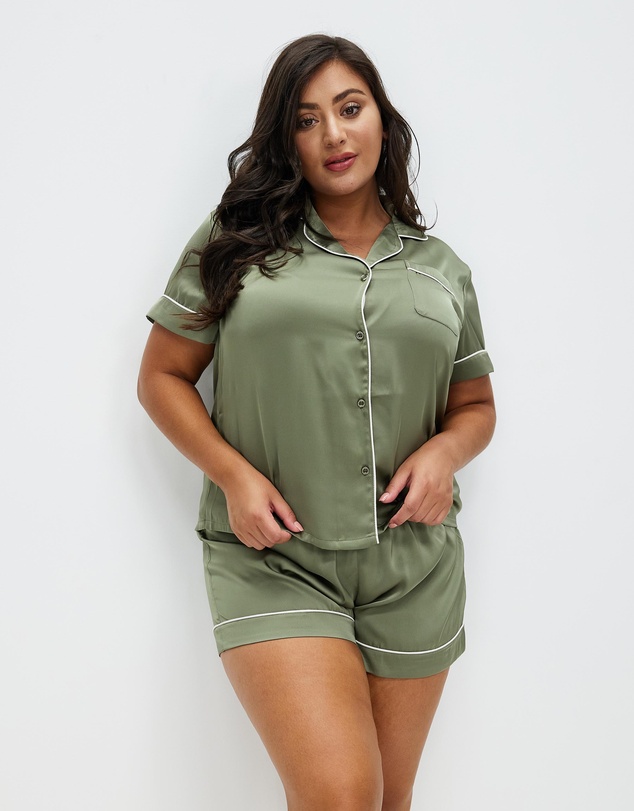 Atmos&Here - Lilah Short Satin PJ Set