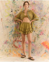 KINGA CSILLA - Hulia Check Fae Frill Skort