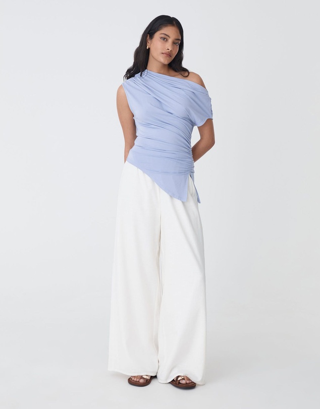 Forcast - Keeley Bamboo Split Hem Top