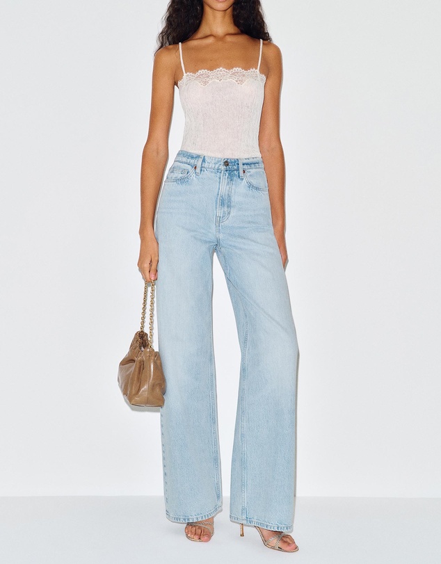 Reformation - Cary High Rise Slouchy Wide Leg Jeans