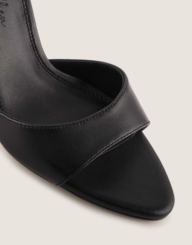 Shelly Shen - Addison High Sandals Black Leather