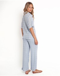 Petal & Pup - Cora Knit Pant - Blue