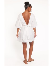 Petal & Pup - Camila Open Back Mini Dress - White