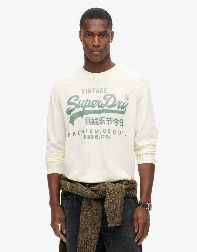 Superdry - Classic Vintage Logo Graphic Long Sleeve Top