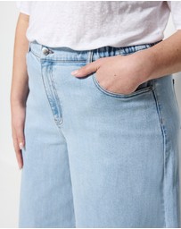 Commonry - Elasticated Wide Leg Jean