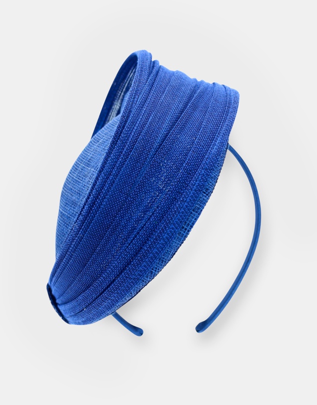 Morgan & Taylor - Blaze Beret Fascinator in Cobalt Blue