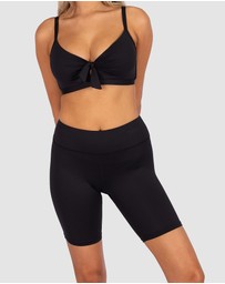 Baku Swimwear - Baku Core Mid Thigh Extra Firm Short Bikini Bottom