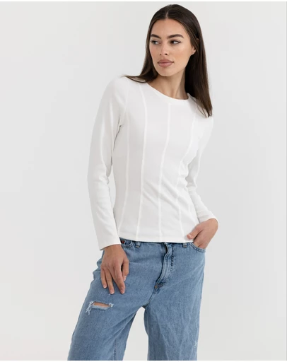 Mod Squad - Luxe Rib Panel Top