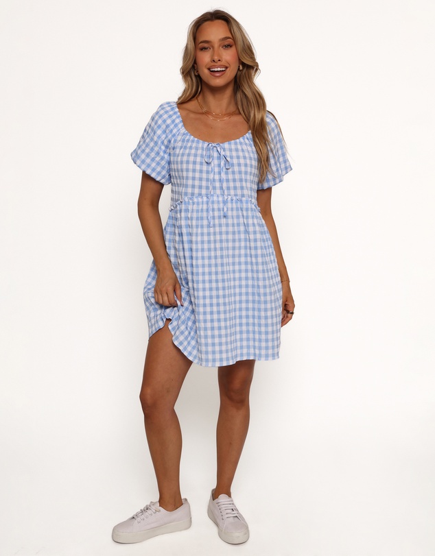 Petal & Pup - Dorothea Mini Dress - Blue