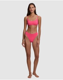 Polo Ralph Lauren - Kennedy High Leg Scoop Waist Bikini Bottom