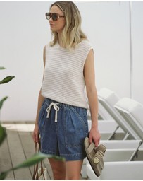 Ceres Life - Margot Mesh Knit Tank