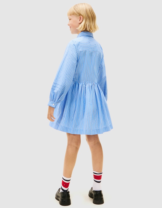 Tommy Hilfiger - Ithica Long Sleeve Shirt Dress - Kids