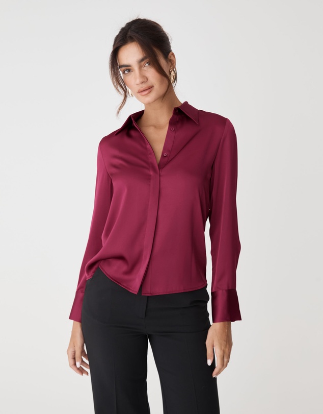 Forcast - Mae Satin Shirt