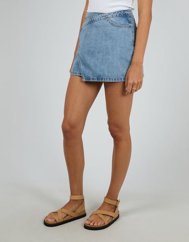 All About Eve - Lenni Mini Skort Light Blue