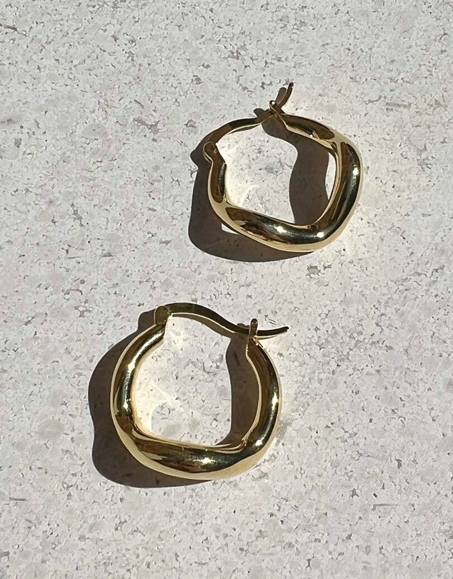 SAINT VALENTINE - Wabi Sabi Hoops - Gold