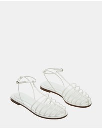 Steve Madden - Marin White Sandals