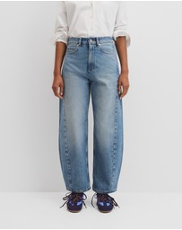 Country Road - High Rise Barrel Jean