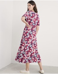 Seasalt - Seasalt Cornwall Seashore Floral Yacht Chateaux Dress (Half Sleeve)