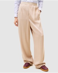 Tommy Hilfiger - Vis Twill Pull On Wide Leg Pants