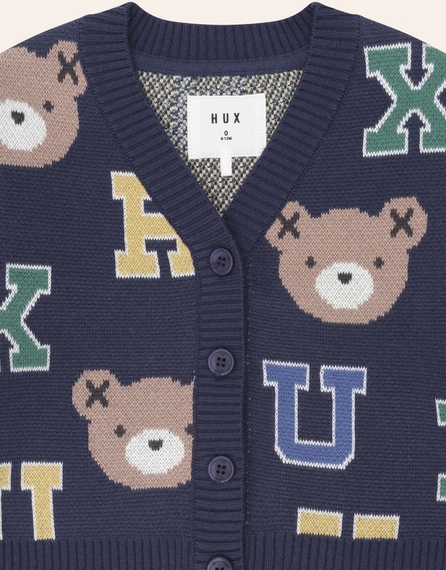 Huxbaby - Varsity Letter Hux Cardigan - Babies-Kids