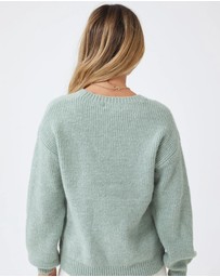 Esther & Co - Harvie Knit - Sage