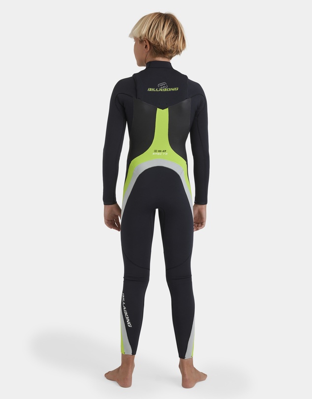 Billabong Kids - Boys 8 to 16 3/2mm Oscillator Chest Zip Steamer Wetsuit