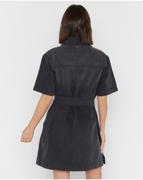 ALEXANDRA - Milano Dress Black Denim