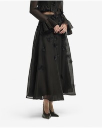 LEO LIN - Leila Petal Midi Skirt