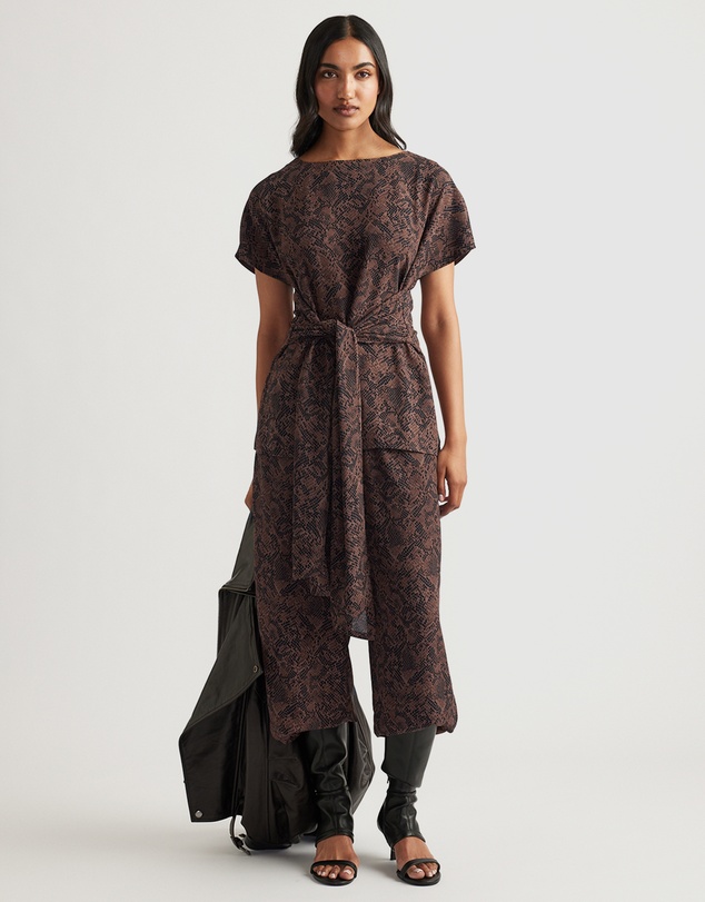 Decjuba - Ilaria Georgette Tie Tunic