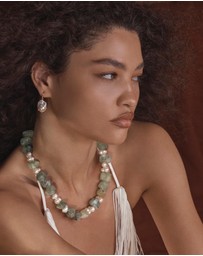 Amber Sceats - Palermo Earrings in Green