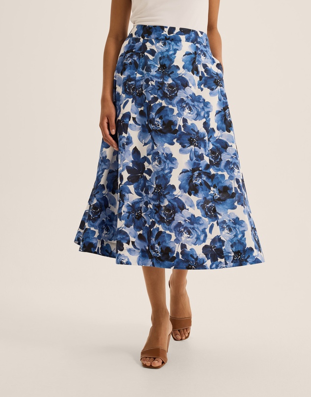 Review - Elizabeth Floral Midi Skirt
