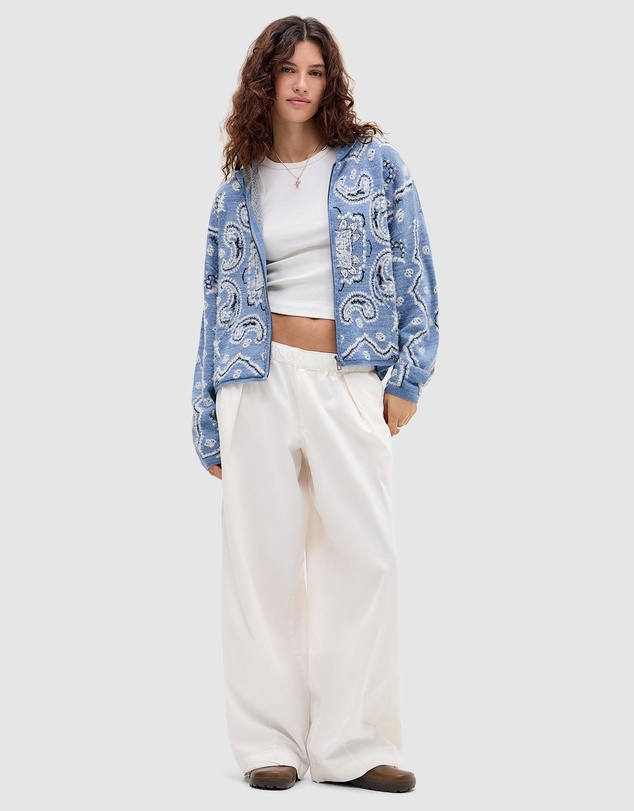BDG By Urban Outfitters - BDG Bandana Knit Hoodie