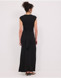 Calli - Lexi Wrap Maxi Dress