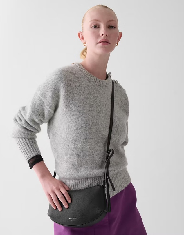 Kate Spade - Loop Pebbled Leather Crossbody
