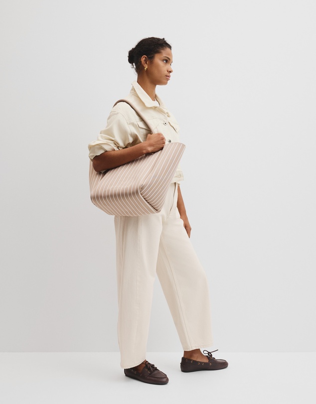 Country Road - Stripe Knit Shopper